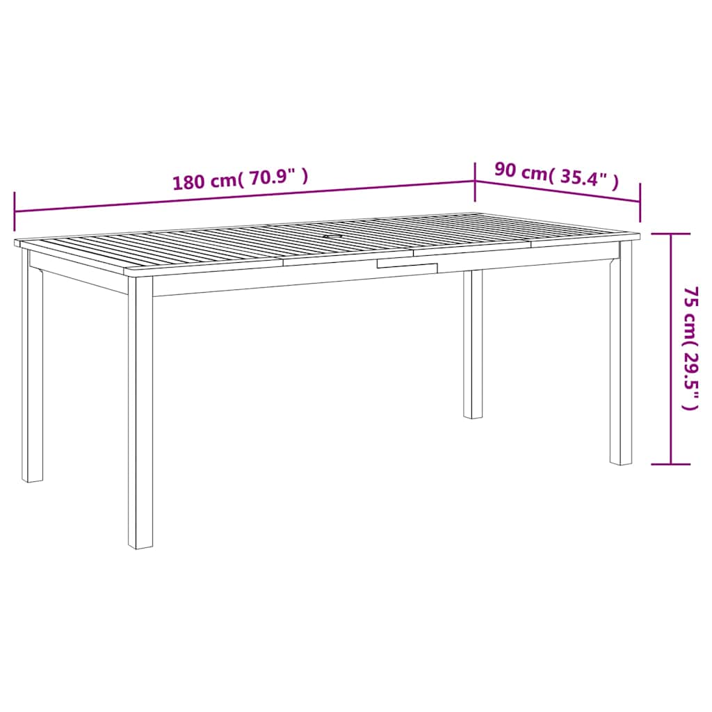 Garten Essgruppe 7 pcs Grau Poly Rattan